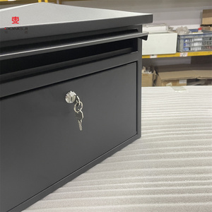 Custom Steel <strong>Mailbox</strong> With Residential <strong>Locking</strong> Outdoor Parcel Letter Box Sheet Metal Fabrication Metal Clustering - Product Image 3