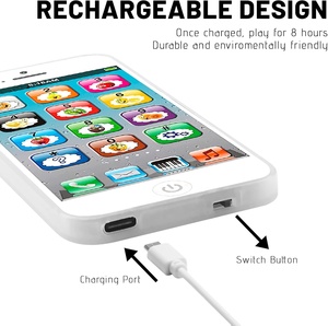 Teléfono móvil <span class=keywords><strong>de</strong></span> aprendizaje <span class=keywords><strong>de</strong></span> <span class=keywords><strong>juguete</strong></span> con 8 funciones y luces deslumbrantes <span class=keywords><strong>juguete</strong></span> interactivo <span class=keywords><strong>para</strong></span> niños pequeños, bebés, niños y niñas - Product Image 3