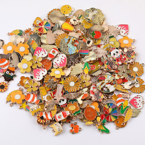 Cartoon Alloy Charms Mixed Color DIY Jewelry Accessories For Keychain Necklace Unisex <b>Gift</b> Yiwu Origin - Product Image 4