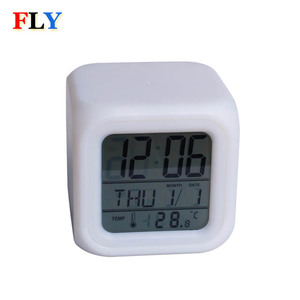 Hot 2024 lịch trẻ em khá với đèn nền kỹ thuật số bảng đồng hồ báo thức trẻ em màu lịch - Product Image 6