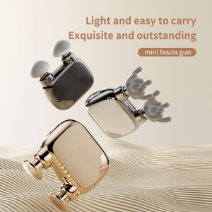 Custom Logo Luxury Mini Massage Gun for Pain Relief, Portable Deep Tissue Massager with 6 Heads - Product Image 6