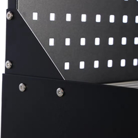 Armoire de rangement d'outils en fer robuste personnalisable, 1 tiroir, roulettes en polyuréthane de 4 pouces, mobile, pour atelier, garage