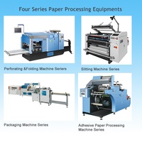 Machine de perforation de facture autocopiante de forme continue pliant et poinçonnant des machines de traitement de papier