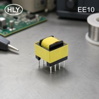 Transformador de Alta Frecuencia EE10 Mini para Cargador de Teléfono, Controlador LED, Fuente de Alimentación, Núcleo de Ferrita, Bobinado de Bobina SMPS