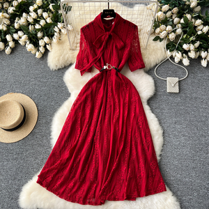 pink brunch dresses Sequin Burgundy Gown Short Sleeves V Neck Evening Event Dress – SD  Dresscode & Fashiontrends main image 0