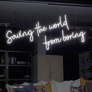 Tiras de letrero de neón LED Vivid Home Flamingo Sports Fields personalizadas para decoraciones de empresas e iluminación de Centros Comerciales - Product Image 1