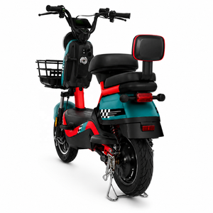 Vélo électrique familial STARGO <span class=keywords><strong>JUMBO</strong></span> 500W avec grand panier avant, double siège large et dossier pour les courses quotidiennes et la mobilité urbaine - Product Image 3