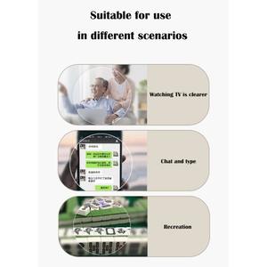 안티 블루라이트 지능형 줌 자동 조정 안티 방사선 고화질 안경을 갖춘 새로운 조명 돋보기 - Product Image 5