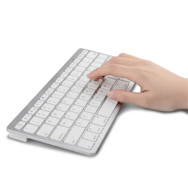 Factory Wholesale Wireless 12.9 Inch Keyboard with AAA Dry Battery for IOS & Android IPad Iphone Smartphone Tablet PC