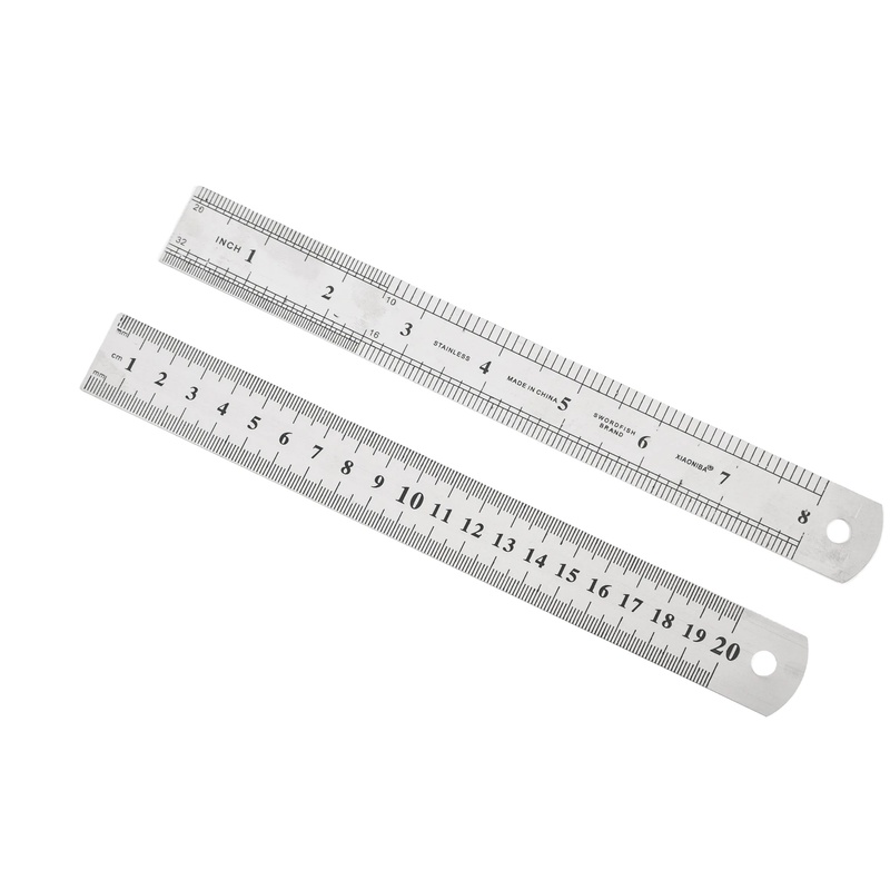 150mm Scale Ruler Stainless Steel Straight