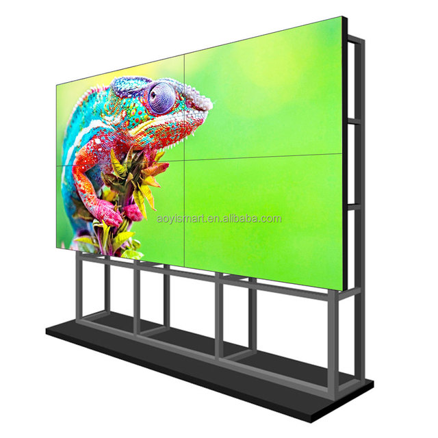 55 Inch Indoor Advertising Video Wall 3x3 4x4 Lcd Display Panel Cctv System Screens Lcd Video Wall Screen for Lobby