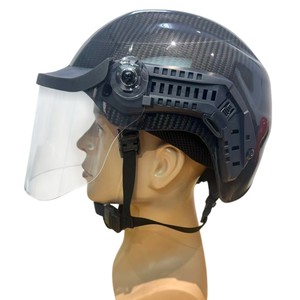 Casco de Seguridad Deportivo para Entrenamiento al Aire Libre DF08, Visera de Plástico, Material Compuesto, Cierre de Hebilla Ajustable, Equipo de Defensa Balística - Product Image 5