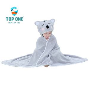 TopOne, venta al por mayor, Toalla de baño personalizada de algodón con dibujos animados bonitos, manta de bebé para niños, capa para deportes y entretenimiento - Product Image 1