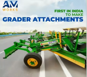 Moteur de tracteur Grader avec système entièrement hydraulique, puissance de 50 CV, longueur de lame de 10 pieds - Product Image 2