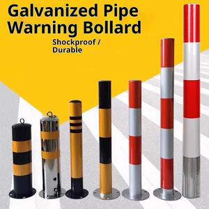 JUNXIAO dayanıklı çelik boru uyarı <span class=keywords><strong>anti</strong></span>-çarpışma baba sabit kazık yol trafik zemin kazık barikat yansıtıcı izolasyon - Product Image 3