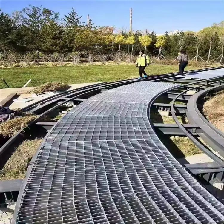 Nieuwe Stijl Stalen Rooster Loopbrug Prijs A36 Stalen Vloer Effen Bar Rooster I Bar Stalen Rooster Voor Platform Loopbrug