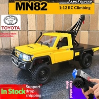COW MN82T Camioneta Todoterreno con Control Remoto a Escala 1:12, Tracción en las Cuatro Ruedas (Alcance de 20-30M), Construcción de Plástico, Interior/Exterior