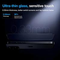 Protection d'écran en verre trempé 3D 9H anti-espion, anti-rayures, durable et étanche pour 17 Pro Max, 18 Pro, 18 Pro Max – Vente directe usine