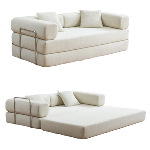 Bộ ghế <span class=keywords><strong>sofa</strong></span> giường đa năng phong cách hiện đại cổ điển, chất liệu vải bố ép chân không, có thể kéo dài, phù hợp cho khách sạn, căn hộ, phòng khách, góc phòng. - Product Image 3
