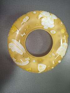 Flotador Inflable de PVC para Piscina, <span class=keywords><strong>Mini</strong></span> Anillo de Natación Amarillo con Diseño de Dibujos Animados, Juguete para Niños - Product Image 5