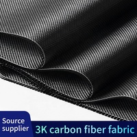 Vente Chaude Usine Gros Tissu en Fibre de Carbone 3K 200g 240g 400g 600g Préimprégné en Fibre de Carbone Résistant à l'Usure et aux Impacts