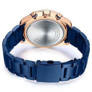 시계 남성 손목 럭셔리 사용자 정의 로고 남성 고품질 시계 사용자 정의 남자 시계 스테인레스 스틸 석영 손목 시계 - Product Image 6