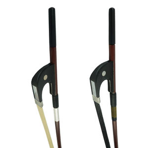 Professionale tedesco o francese stile Brazilwood contrabbasso arco di alta qualità strumento a corda ebano rana Sinomusik a basso prezzo - Product Image 6