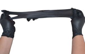 Gants d'examen en nitrile noir sans poudre de qualité alimentaire pour le nettoyage et les outils de nettoyage de <span class=keywords><strong>voiture</strong></span> vente en gros - Product Image 5