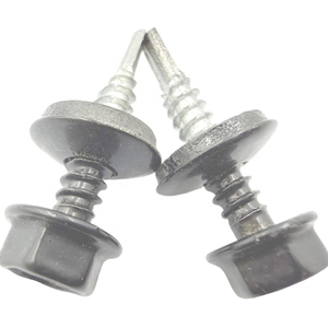 สกรูหัวหกเหลี่ยมหลากสีแบบเจาะเองพร้อมซีลกันน้ำสำหรับงานผนังภายนอก - Product Image 1