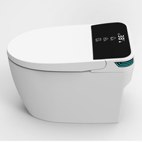 Nouvelle arrivée CE Toilette intelligente monobloc autonettoyante avec bidet électrique intelligent, commande vocale par application mobile