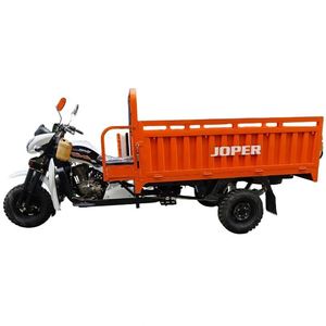 Auto-déchargement 9 roues Double essieu motorisé essence hydraulique Dumper Tricycle de chargement de marchandises - Product Image 4