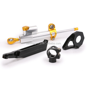 Universal รถจักรยานยนต์ CNC Adjustable Steering Damper Stabilizer สำหรับ <span class=keywords><strong>CBR600RR</strong></span> - Product Image 3