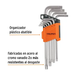 Set di chiavi Torx lunghe da 36 pezzi con Organizer da 9 pezzi - Product Image 2