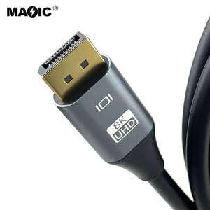 Productos más vendidos 2022 OEM Metal Head 4K 8K 1,4 <span class=keywords><strong>Cable</strong></span> DP a DP <span class=keywords><strong>Cable</strong></span> para monitor de juegos y tarjeta gráfica - Product Image 5