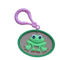 3D Leuchtender und Duftender Frosch PVC-Schlüsselanhänger Hergestellt in China