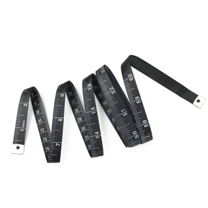Wintape <b>Measuring</b> Tape 150cm 60inch 12mm Black Soft Leather Metric Sewing Tailoring <b>Tool</b> - Product Image 3