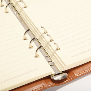 Couverture en cuir pu pour ordinateur portable, feuilles amples de recharge, agenda, lieur à spirale, papeterie de remplacement - Product Image 5