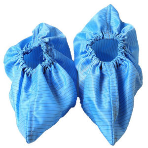 לשימוש חוזר רחיץ אנטי להחליק ESD פוליאסטר בד חדר נקי בתמיסה נעל כיסוי - Product Image 2