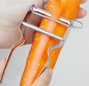 Bền vững thép không gỉ kim loại trái cây và rau Peeler Slicer với Straight-Blade dụng cụ cầm tay cho hộ gia đình nhà bếp sử dụng - Product Image 6