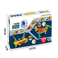 Vente chaude 344 pièces grande particule tige Construction verrouillage engrenage mécanique bloc de construction électronique ensemble pour Kit d'éducation