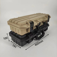 Boîte à outils de transport en plastique dur étanche IP67 avec logo personnalisable et mousse, sortie d'usine DPC080-9