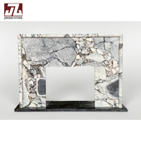 Cheminée en marbre blanc de haute qualité personnaliser la décoration intérieure au design moderne