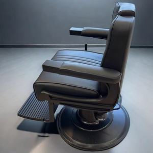 Sillón de Barbería Profesional de Lujo, Mueble de Acero Resistente para Salón de Peluquería, Estilo Moderno, Esencial para Barberías y Salas de Estar - Product Image 5