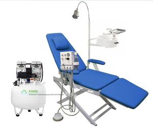 Riunito Odontoiatrico Portatile di Alta Qualità ad Alimentazione Elettrica Design Semplice Poltrona Odontoiatrica Pieghevole in Metallo Ricambi a Prezzi Competitivi - Product Image 1