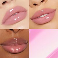 Gloss à lèvres liquide vegan haute pigmentation, brillant, longue tenue, non collant, résistant à l'eau, avec logo personnalisé, vente en gros