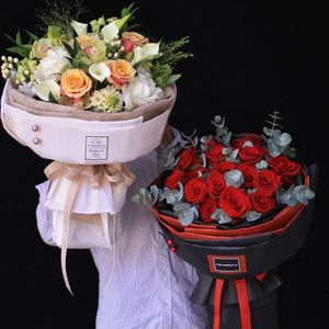 Elegance <b>Paper</b> Wholesale Senior <b>Floral</b> Bouquets of Flowers Pure Color Art <b>Paper</b> Roll Double Side Coated Packaging <b>Paper</b> - Product Image 6