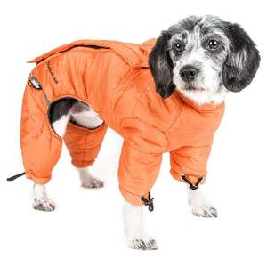 Veste pour chien DB Thunder-crackle Full-Body Waded-Plush réglable et réfléchissante 3M pour animaux de compagnie - Product Image 1