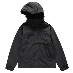 2023 Winter Fashion Women Men High Quality Waterproof Canvas Thick <b>Vintage</b> Embroidery <b>Windbreaker</b> Jacket Custom Breathable - Product Image 1
