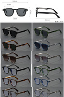 Lunettes de soleil de mode pour hommes en gros, style rétro, protection UV400, monture carrée, unisexe, pour voyage en extérieur, monture en métal CP