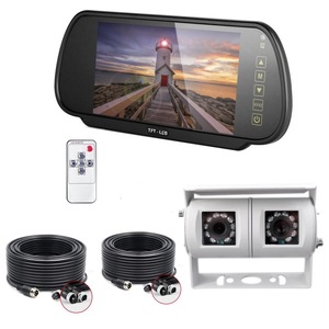 Phổ <span class=keywords><strong>7</strong></span>-<span class=keywords><strong>inch</strong></span> Máy tính để bàn xe hơi màn hình hiển thị HD 2 chiều AV xe buýt đảo ngược hình ảnh đầu máy ảnh phía sau xem - Product Image 3